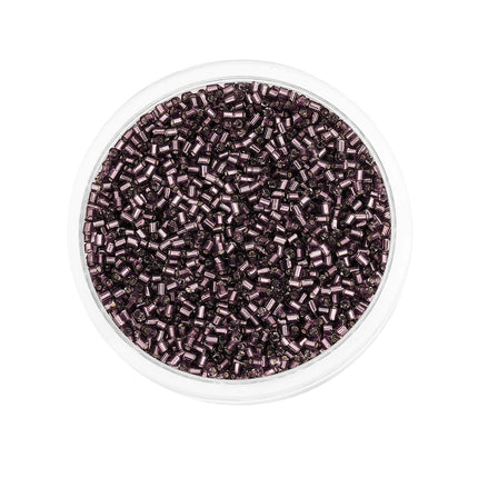 1000/1800Pcs 2mm Hexagon Czech Glass Cylindrical Loose Small Seed Needle Beads for DIY Bracelet Necklace Jewelry Making Supplies