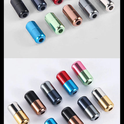 21 Colors No Tie Shoelaces Round Color Metal Lock Elastic Shoelace General For Children And Adults Sneakers Lazy Laces Unisex