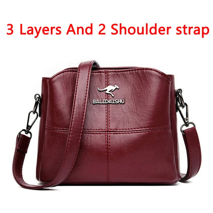 Women Embroidery Tote Bag High Quality Leather Ladies Handbags 2024 Women Shoulder Bag Small Crossbody Bags For Women Sac a Main