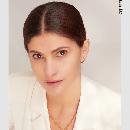 Yhpup Romantic Heart Pendant Necklace for Women High Quality Stainless Steel 18 K Metal Texture Choker Necklace Anniversary