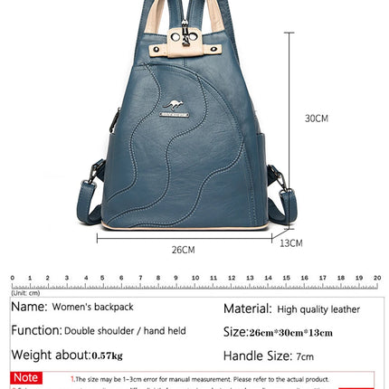 Women Leather Backpacks Zipper Female Chest Bag Travel Back Pack Ladies Bagpack Mochilas School Bags for Teenage Girls Sac A Dos