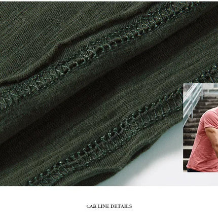 100% Cotton Men T-shirt Casual Soft Fitness Summer Thin T-shirts Men's Home Clothes O-Neck Short Sleeve Soild T Shirt for Men