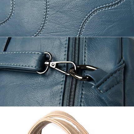 Women Leather Backpacks Zipper Female Chest Bag Travel Back Pack Ladies Bagpack Mochilas School Bags for Teenage Girls Sac A Dos