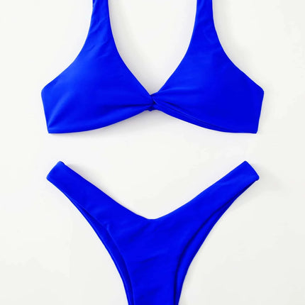 ZTVitality Solid Tie Sexy Bikini 2021 Hot Sale Padded Bra High Leg Bandage Push Up Bikini Set Brazilian Swimsuit Women Swimwear