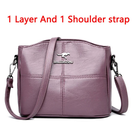Women Embroidery Tote Bag High Quality Leather Ladies Handbags 2024 Women Shoulder Bag Small Crossbody Bags For Women Sac a Main