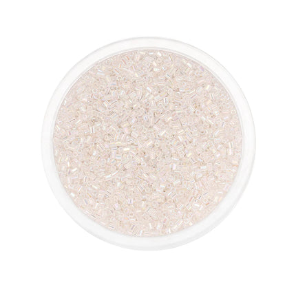 1000/1800Pcs 2mm Hexagon Czech Glass Cylindrical Loose Small Seed Needle Beads for DIY Bracelet Necklace Jewelry Making Supplies