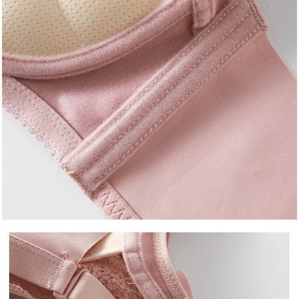 8cm Thickened Non-empty Cup Underwear Small Chest Gather Anti-sagging Hand-cup Bra Adjustable Bra Women