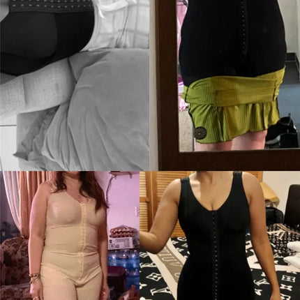 Full Body Shapewear Compression Girdle Fajas Colombian Corrective Underwear Tummy Control Shaper Butt Lift Slim Corset Bodysuits