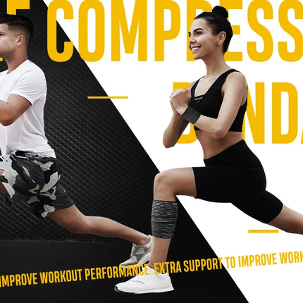 1Pcs 40-200cm Compression Bandage Protector Knee Support Brace Sports Elastic Elbow Straps Leg Bands Elast Bandag Workout Wrap