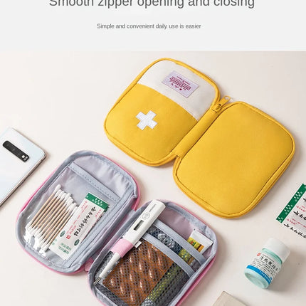 3 Pcs/set Portable Medical Storage Bag Camping Emergency First Aid Kit Organizer Home Outdoor Travel Bag