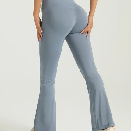 Women's High Waisted Bootcut Yoga Pants - Flared Leggings for Workout and Casual Wear - Comfortable and Stylish Activewear