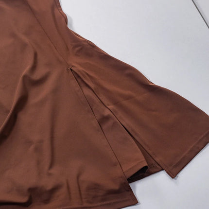 QINACTIVE Women's sports beautiful back dress Removable chest cushion cushion breathable outdoor yoga tennis skirt