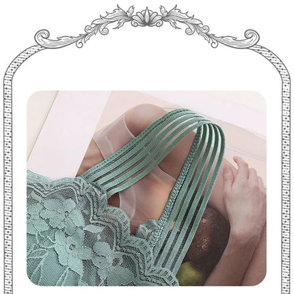 Sexy Lace Seamless Large Size Women's Bra Comfortable Breathable Sports Beauty Back Vest Sleep Gathered Wrapped Chest Tube Top