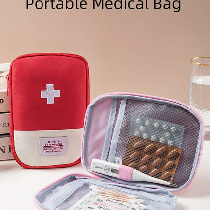 3 Pcs/set Portable Medical Storage Bag Camping Emergency First Aid Kit Organizer Home Outdoor Travel Bag