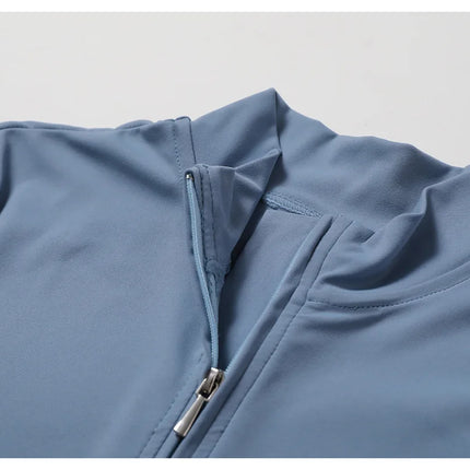 Yoga Boilersuit Long Sleeved Women's Sportswear Gym Zipper Jumpsuits Workout High-intensity Fitness One-piece Skin-tight Garment