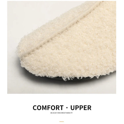 Winter Slippers Men Couples Slippers Non-slip Warm Women and Men Slipper Indoor Soft Shoes Comfortable Flat Home Cotton Shoe