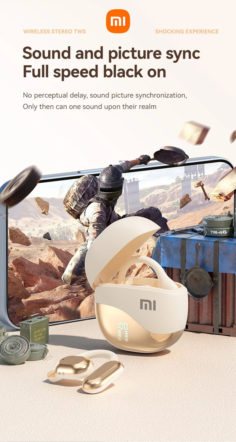 XIAOMI M62 Wireless Earbuds Hifi Sound Bluetooth 5.3 Headphones Over-Ear Headset Waterproof TWS Earphones With Mic For Android