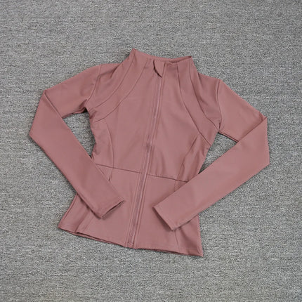 Sports Coat Women's Shirt Yoga Slim Long Sleeve Fast Running Thin Pilates Fitness Suit Top Clothing
