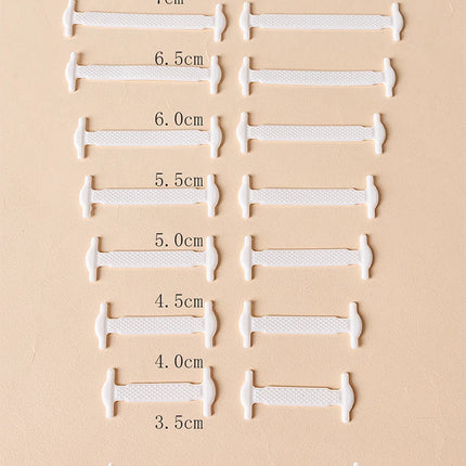 16pcs/lot Silicone Shoelaces No Tie Shoelaces 12 colors Elastic Lace Shoelace Creative Lazy Silicone Laces Rubber Lace