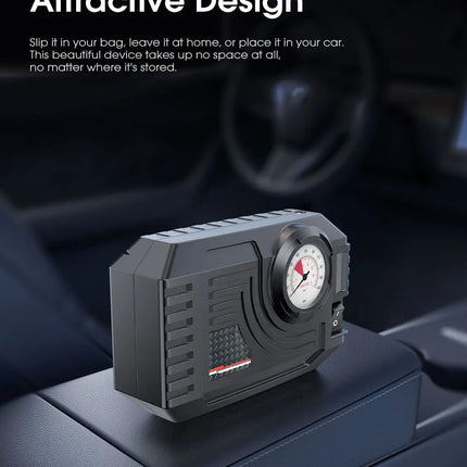 CARSUN Mini Air Pump Tire Inflator Car Electric Mini 20L/Min Portable Air Compressor For Car Motorcycles Bicycle Inflatable