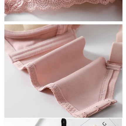 8cm Thickened Non-empty Cup Underwear Small Chest Gather Anti-sagging Hand-cup Bra Adjustable Bra Women