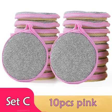 5/10/20Pcs Double Side Dishwashing Sponge Dish Washing Brush Pan Pot Dish Wash Sponges Household Cleaning Kitchen Tools