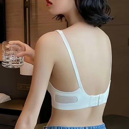 Seamless Bras For Women Wireless Bra Push Up Deep V Glossy Underwear Female Bralette Invisible Padded Brasiere Sexy Lingerie