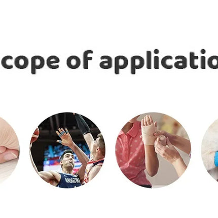 10 Rolls Athletic Wrap Tape Self Adhesive Elastic Bandage Elastoplast Sports Protector Knee Finger Shoulder Tattoo Accessories