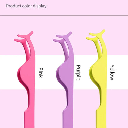 1 Pc False Eyelashes Tweezer Fake Eye Lash Applicator Makeup Tools Auxiliary Curler Mink Eyelashes Professional Tweezer Tools