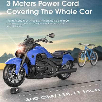 CARSUN Mini Air Pump Tire Inflator Car Electric Mini 20L/Min Portable Air Compressor For Car Motorcycles Bicycle Inflatable