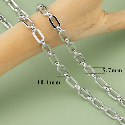 YEGUI C77,diy chain,18k gold rhodium plated,copper,pass REACH,nickel free,jewelry making,charms,diy bracelet necklace,1m/lot