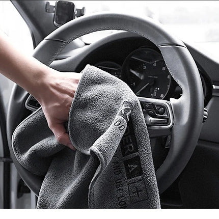 High-end Microfiber Auto Wash Towel Car Cleaning Drying Cloth Hemming Car Care Cloth Detailing Car Wash Towel
