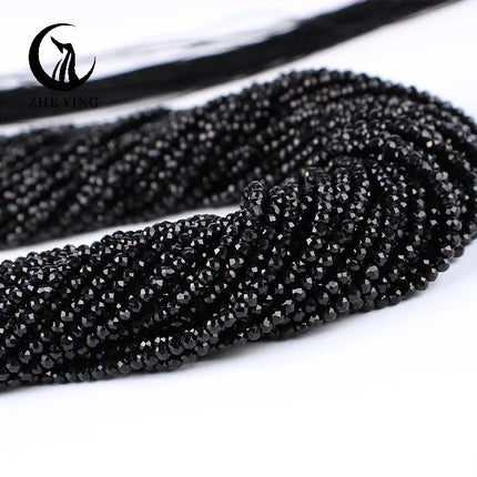 Zhe Ying 10strands/lot Tea Color Glass Beads Hydro Round Micro Faceted Crystal Loose Beads for Bracelet Necklace Accessories