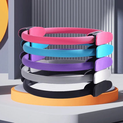 Yoga Fitness Ring Circle Pilates Women Girl Exercise Home Resistance Elasticity Gym Workout Accessories
