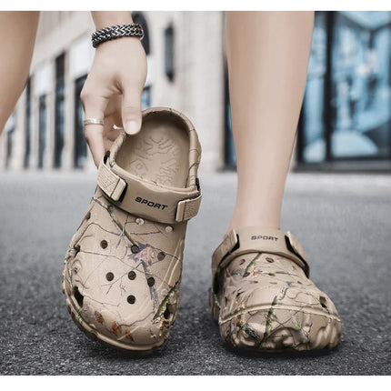 2024 Summer Men's Sandals New Home Garden Shoes Comfortable and Lightweight Men Slippers Non-Slip Soft Bottom Flip Flop Sandals