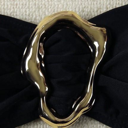 "2025 Sexy Bandeau Push-Up Bikini Set - Brazilian Thong Swimwear for Women"