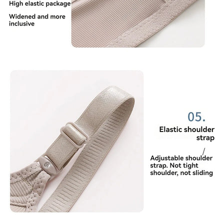 New Large Size Front Buckle Sexy Push up WOMEN'S Bra Adjustable Thin Cup Breathable Comfortable Middle-aged Mom Ladies Underwear