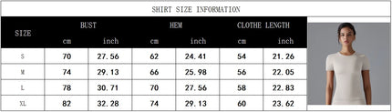 Women Running Sports T Shirt Summer Short Sleeve Round Neck Breathable Stretchy GYM Yoga Slim Fitness Active Top Tee