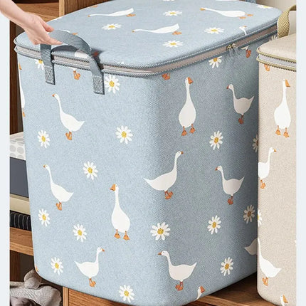 1Pc Pouch Storage Bag Organizer Used To Store Daily Necessities Foldable Waterproof Material High-Capacity