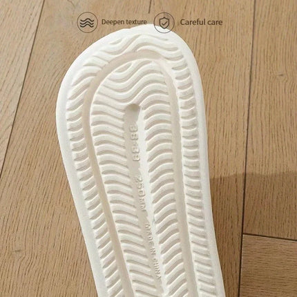 Fun Comfortable Women's SLippers Chic Cartoon Kawaii Cat Print Slides Slip-on Bathroom EVA Flat Heel Indoor Summer Fashion