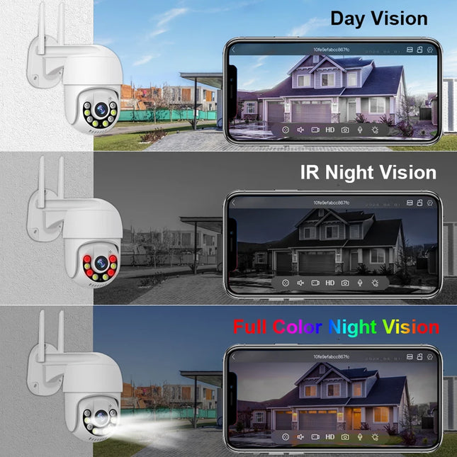 Smar 3MP Wireless CCTV Security Camera System PTZ Wifi Camera Outdoor Surveillance Camera Kit  Alarm 8CH NVR WIFI Camera Set