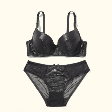 Beauwear Solid Color Lingerie Set for Women Small Size Padded Bra Set Push Up Underwear Set