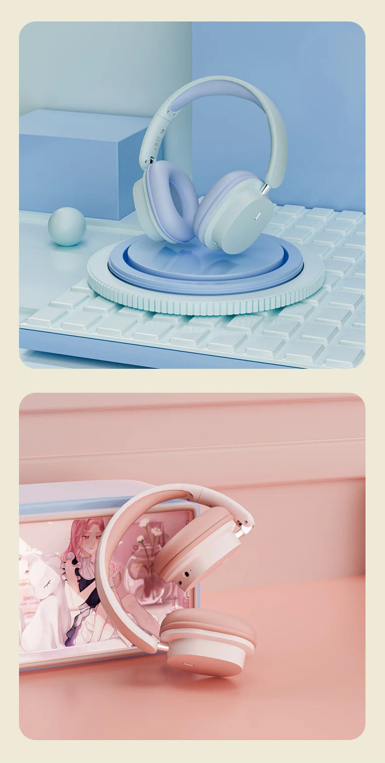 Xiaomi Mijia Wireless Headphone 3D Spatial Audio Earphone Bluetooth 5.3 Headset 40mm Driver Foldable Over Ear Headphone 70H