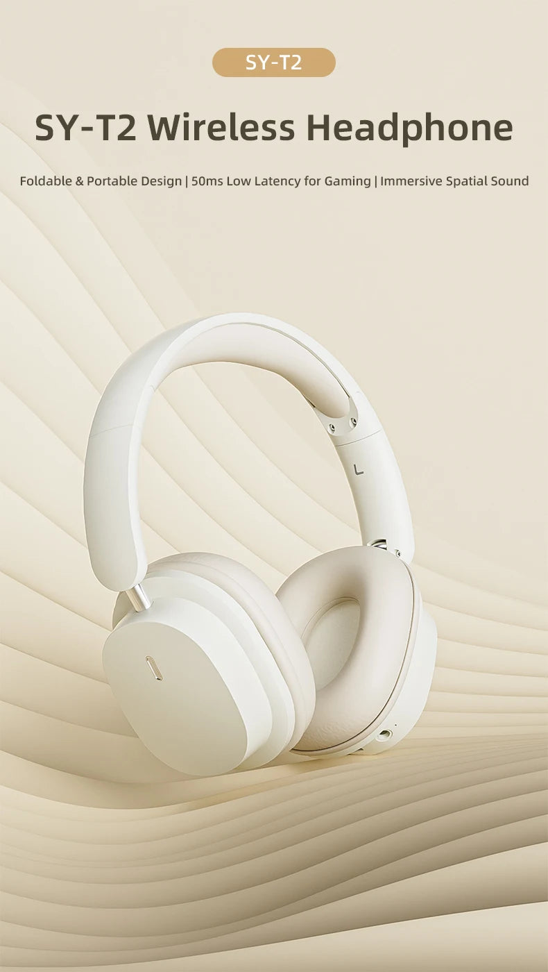Xiaomi Mijia Wireless Headphone 3D Spatial Audio Earphone Bluetooth 5.3 Headset 40mm Driver Foldable Over Ear Headphone 70H