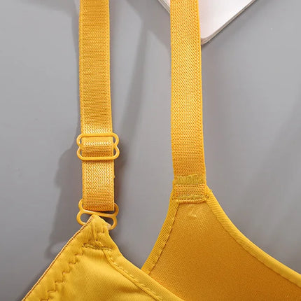 Women Seamless Bra Sexy No Wire Push Up Underwear Girls Students Breathable Thin 10 Colors Bras Female's Bra Breathable Gathered