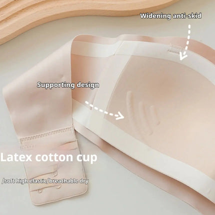 Women's bra strapless underwear thin non slip non marking invisible collection breast supplement jelly bra