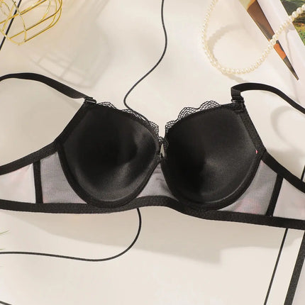 Viomisha High Quality Printed Patchwork Lace Sexy Lingerie Set  Women Underwire Push Up Bras  Female Underwear Panty Set S-XL