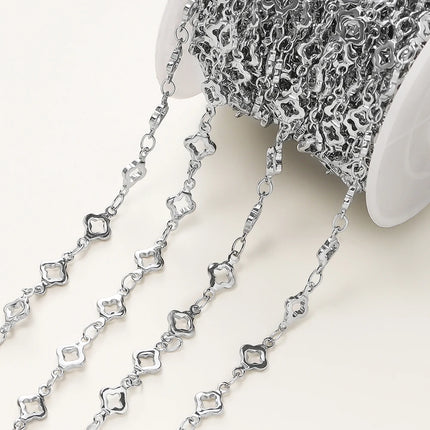 1Meter/Pack 5.5MM 14/18K Gold Plated Brass Rhombus Chain For Jewelry Making Necklace Bracelets Chain Jewelry Making Supplies