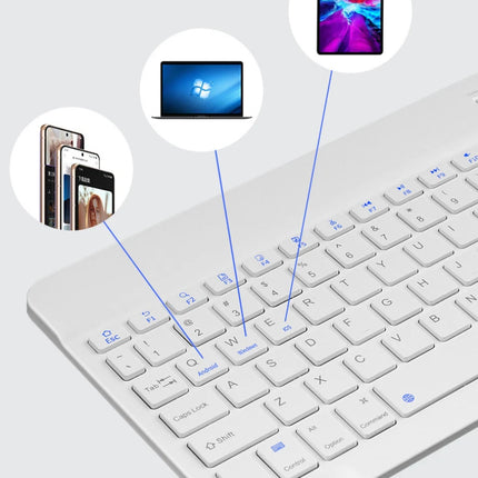 10 inch Magnetic Tablet Keyboard for iPad 2024 10.9 11 10.2 Bluetooth Rechargeable Keyboards for Xiaomi 6 Huawei Matepad 11.5