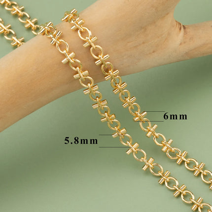 YEGUI C77,diy chain,18k gold rhodium plated,copper,pass REACH,nickel free,jewelry making,charms,diy bracelet necklace,1m/lot